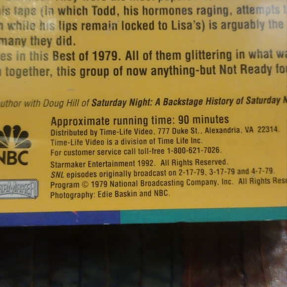 3 VHS Tapes Time Life Series of Saturday Night Live - Picture 10 of 10